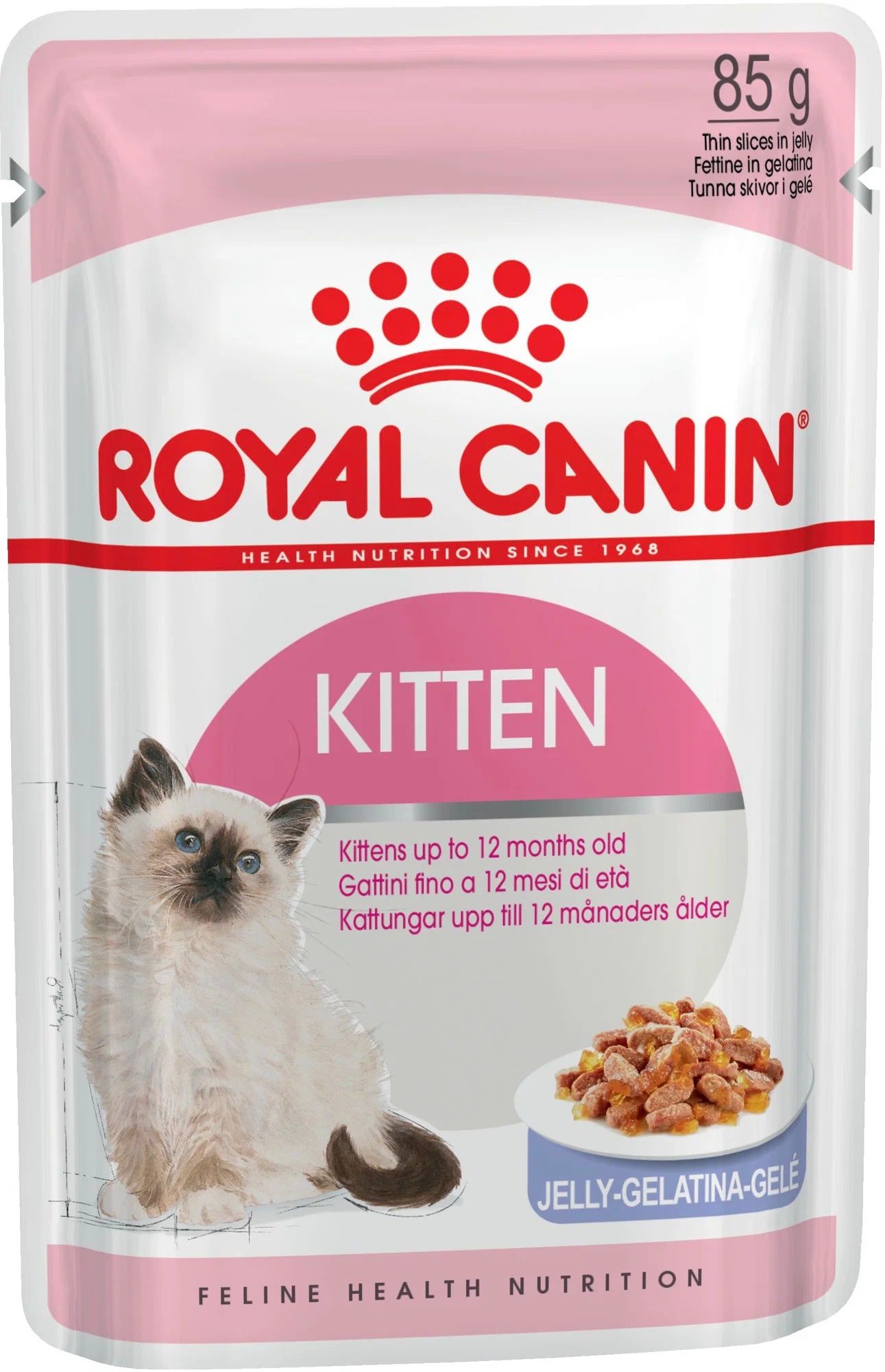 

Влажный корм Royal Canin Kitten кусочки в желе для котят 24 шт х 85 г