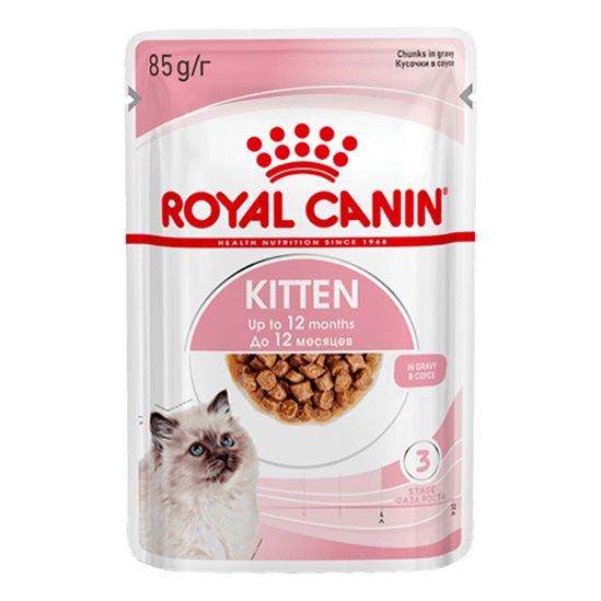 

Влажный корм Royal Canin Kitten кусочки в соусе для котят 24 шт х 85 г