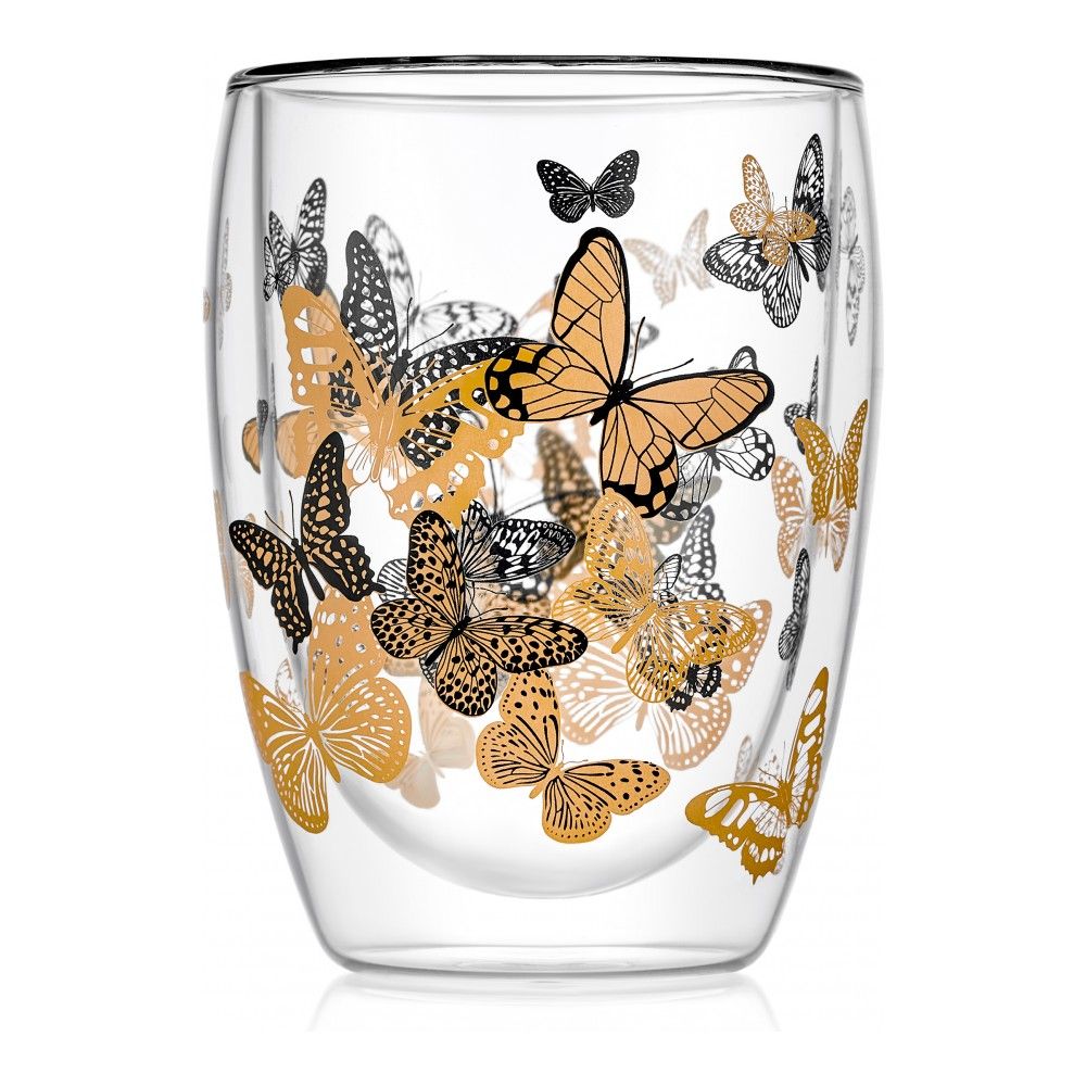Термобокал Walmer Butterfly с двойными стенками, 0,35л, W37000849