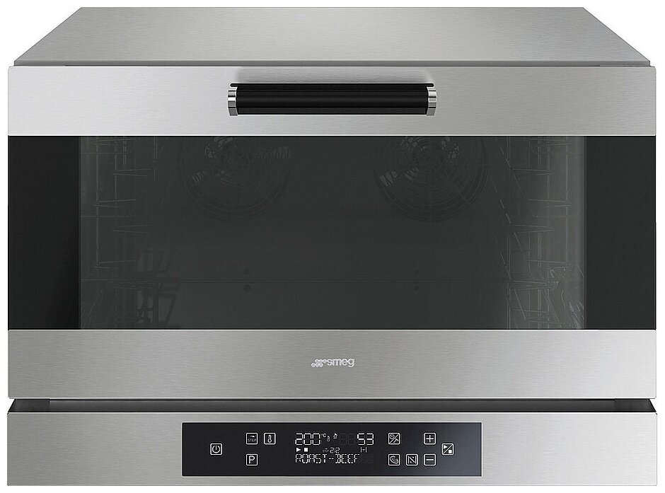 

Мини-печь Smeg ALFA420EHDS серебристая, ALFA420EHDS