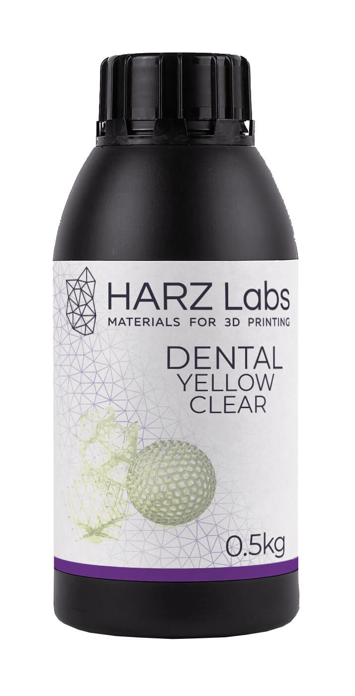 

Фотополимер HARZ Labs Dental Yellow Clear, 0,5 л