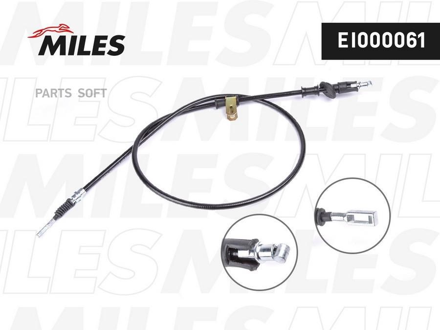 

Трос Ручного Тормоза Miles Ei000061 Mmc Carisma 00-06 L Задн Диск Miles арт. EI000061