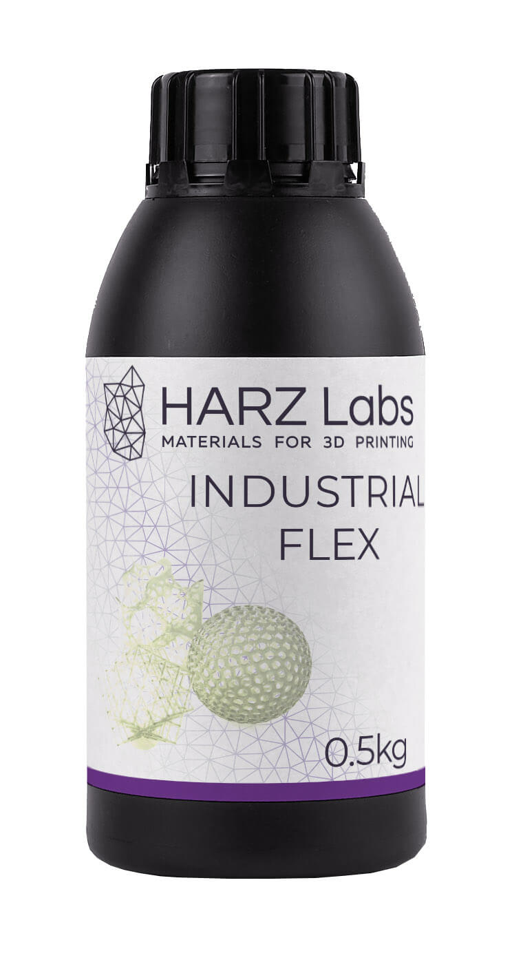 Фотополимер HARZ Labs Industrial Flex Natural Clear, 0,5 л