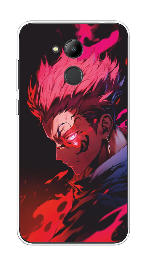 

Чехол Awog на Honor 6C Pro "Взгляд Сукуны", Розовый;красный;черный, 63850-1