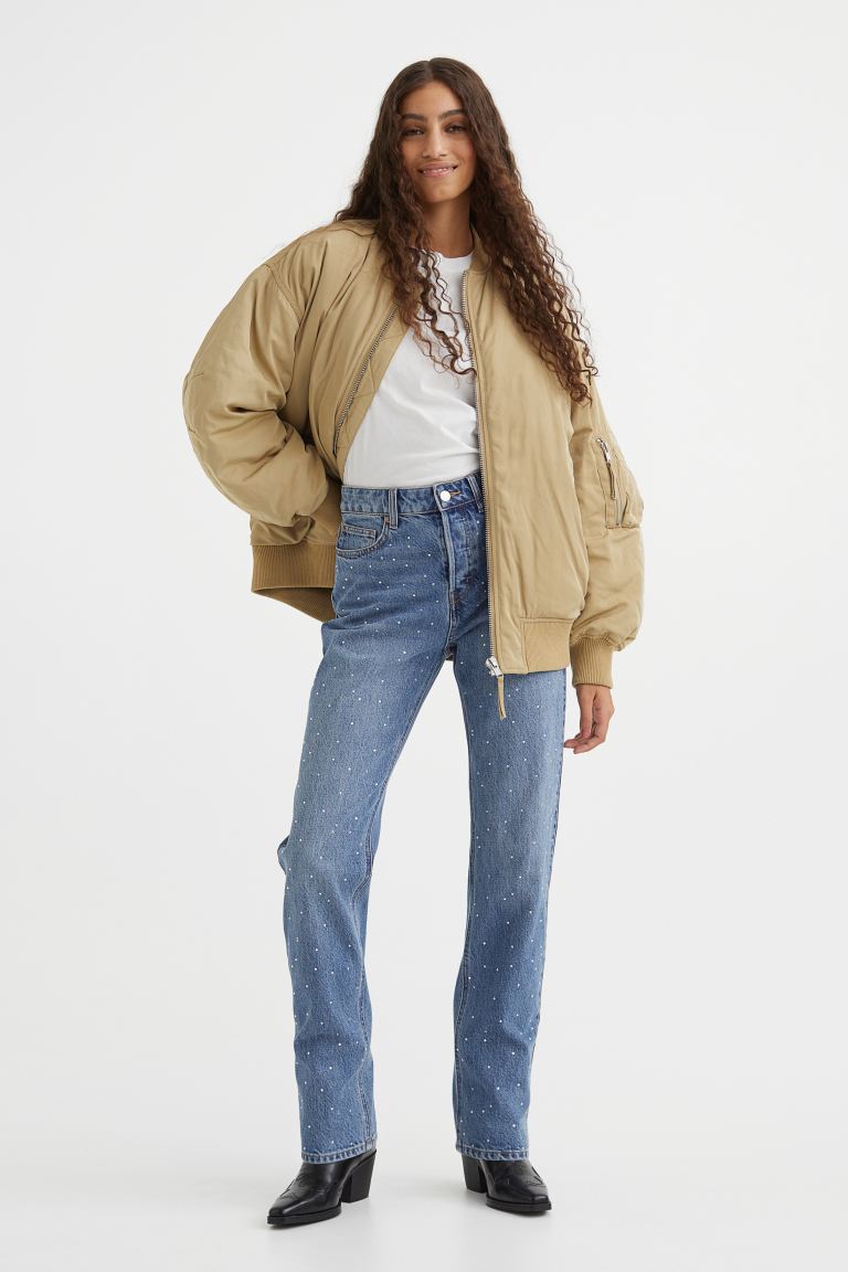 

Джинсы женские H&M 1113026001 синие 48 EU (доставка из-за рубежа), Синий, 1113026001