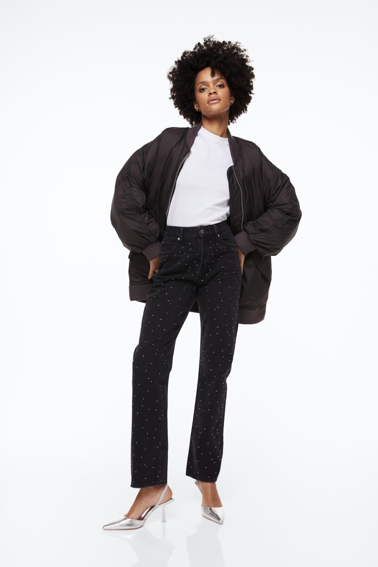 

Джинсы женские H&M 1113026002 серые 38 EU (доставка из-за рубежа), Серый, 1113026002