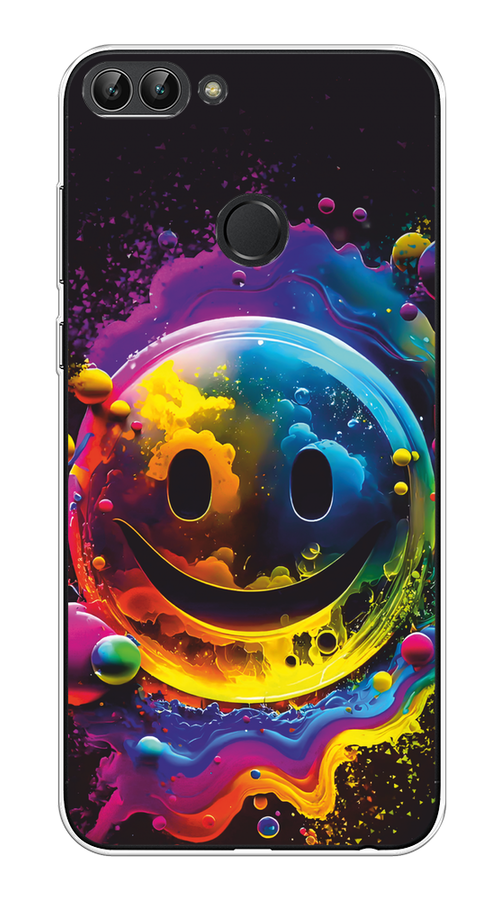

Чехол Awog на Huawei P Smart "Кислотный смайл", Фиолетовый;желтый;синий, 64050-1