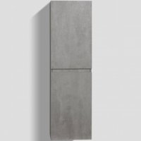 

Шкаф пенал BelBagno Luce 40 LUCE-1350-2A-SC-SCM подвесной Stucco Cemento, Серый