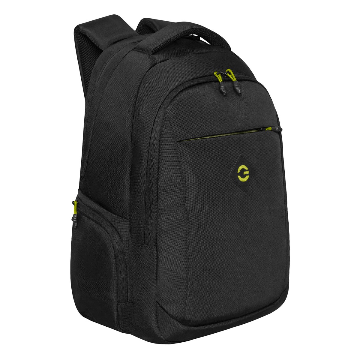 

Рюкзак Grizzly школьный для мальчика RQ-310-2 3 черный - салатовый, RQ-310-2
