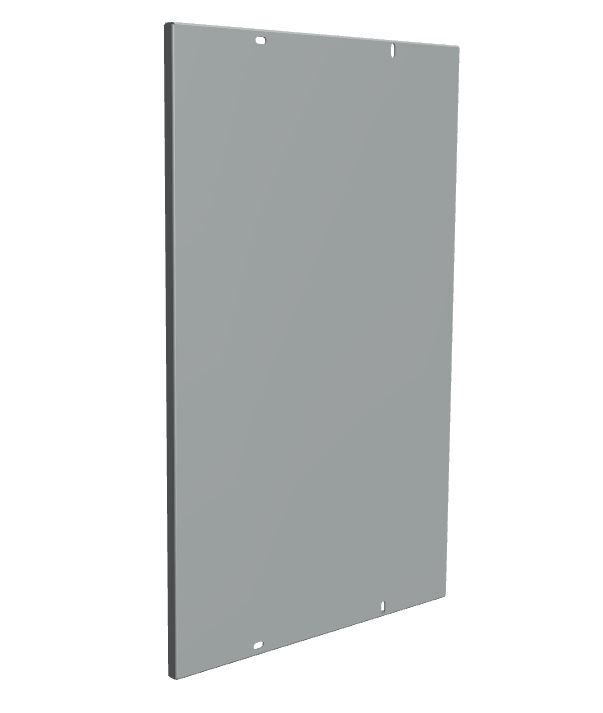 Монтажная панель EKF Basic 0,6мм для ЩРНМ-2, ЩМП-06 mp-2-6-bas