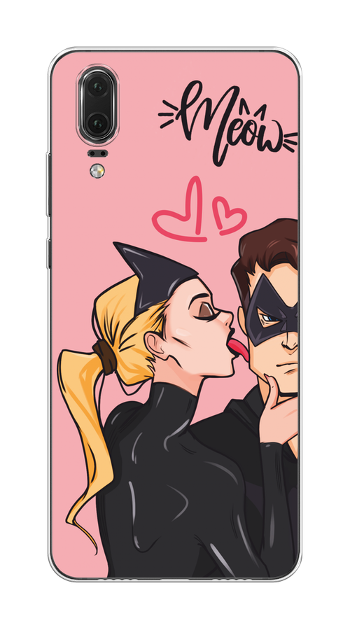 

Чехол Awog на Huawei P20 "Kiss of Cat Woman", Розовый;черный;бежевый, 64350-1