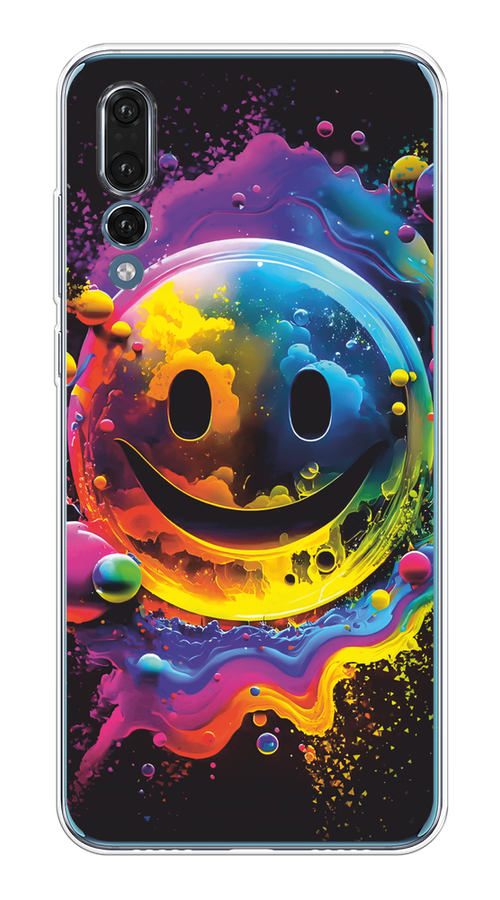 

Чехол Awog на Huawei P20 Pro "Кислотный смайл", Фиолетовый;желтый;синий, 65050-1