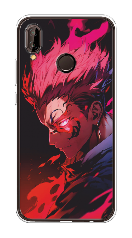 

Чехол Awog на Huawei Nova 3 "Взгляд Сукуны", Розовый;красный;черный, 66150-1