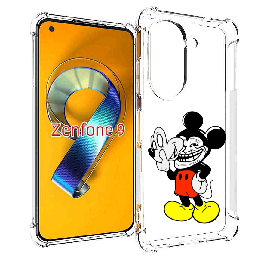 

Чехол MyPads микки-маус-троллер для Asus Zenfone 9 (AI2202), Прозрачный, Tocco