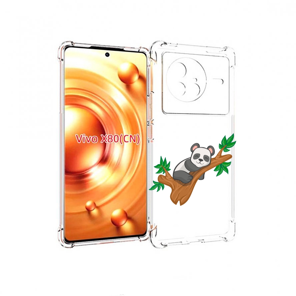 

Чехол Mypads Панда-На-Деревце Для Vivo X80, Прозрачный, Tocco