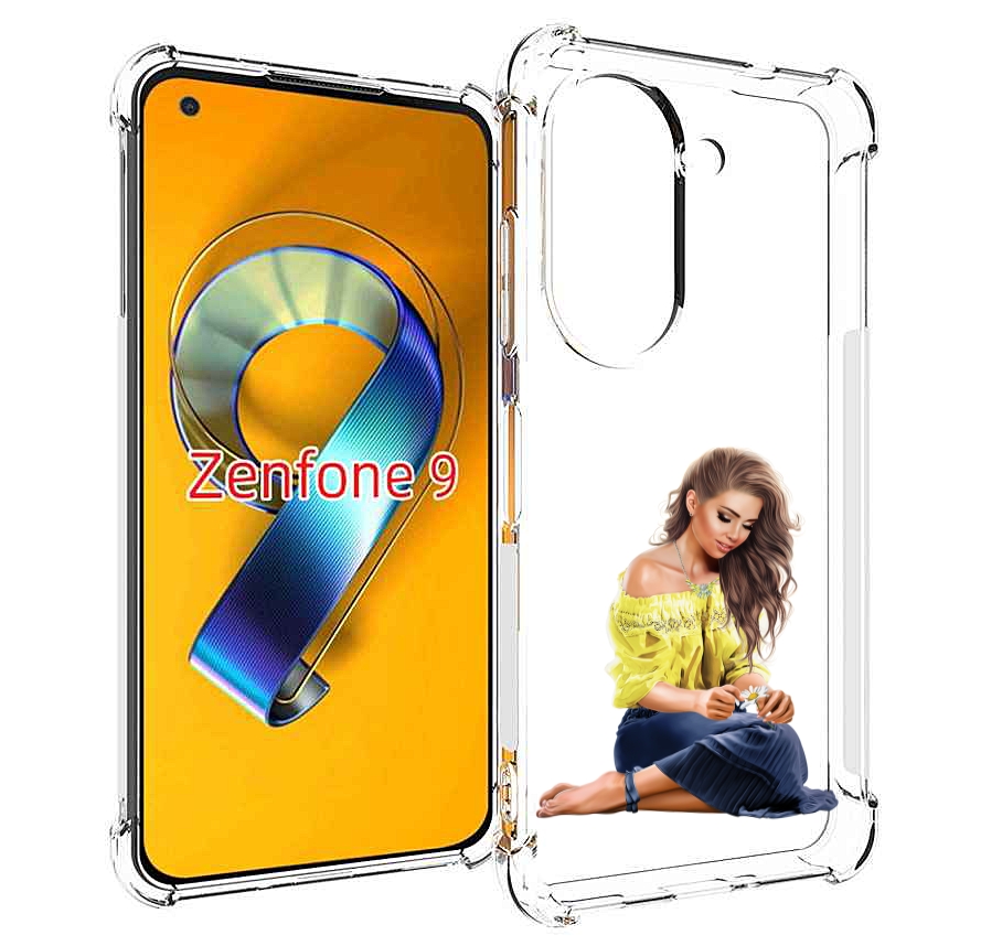 Чехол MyPads миленькая-девочка женский для Asus Zenfone 9 (AI2202)