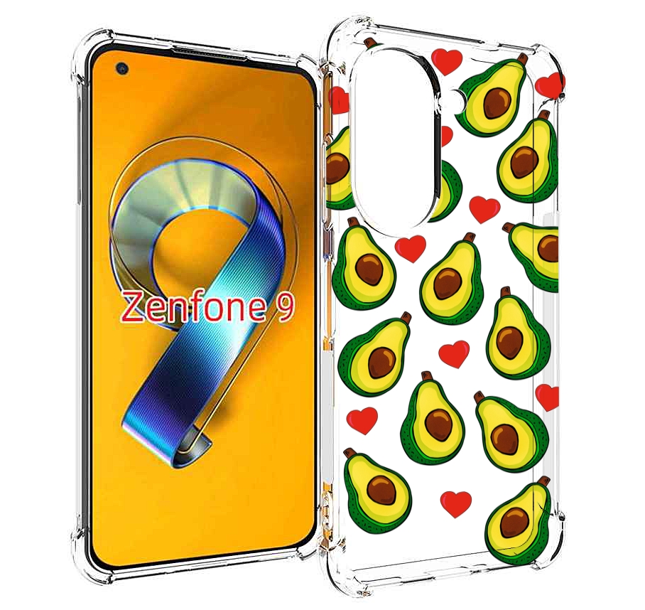 

Чехол MyPads миленькие-авокадо для Asus Zenfone 9 (AI2202), Прозрачный, Tocco