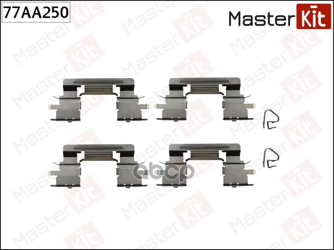 

Комплект Установочный Тормозных Колодок MasterKit 77AA250, 77AA250