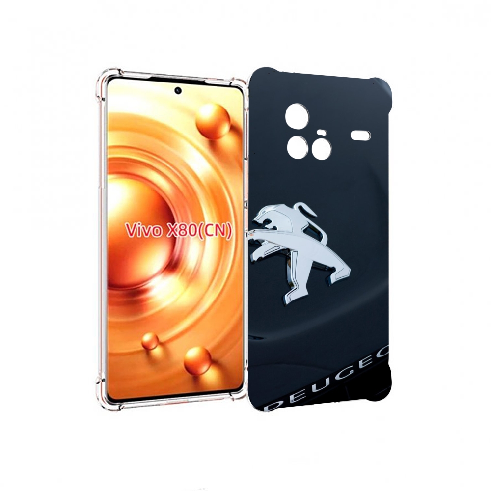 

Чехол Mypads Peugeot 2 Для Vivo X80, Прозрачный, Tocco