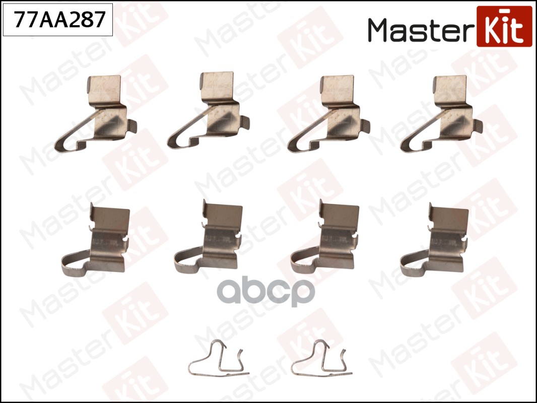 

Комплект Установочный Тормозных Колодок Передн. MasterKit 77AA287, 77AA287