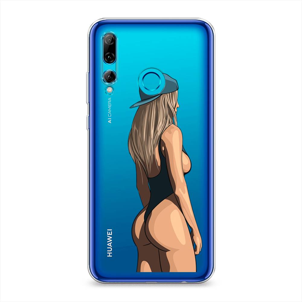 

Чехол на Honor 10i "Девушка в черном купальнике", Зеленый;бежевый;черный, 69250-6