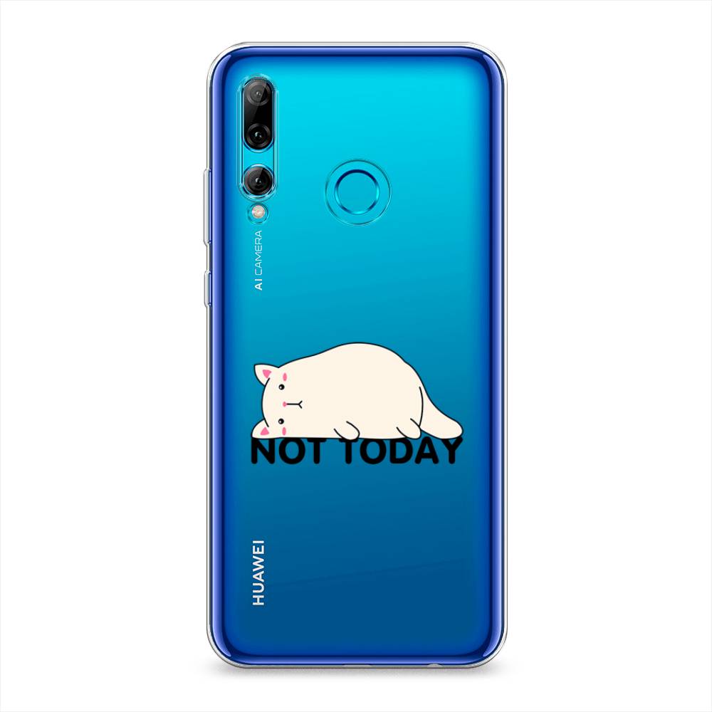 

Чехол на Honor 10i "Cat not today", Белый;розовый;черный, 69250-1