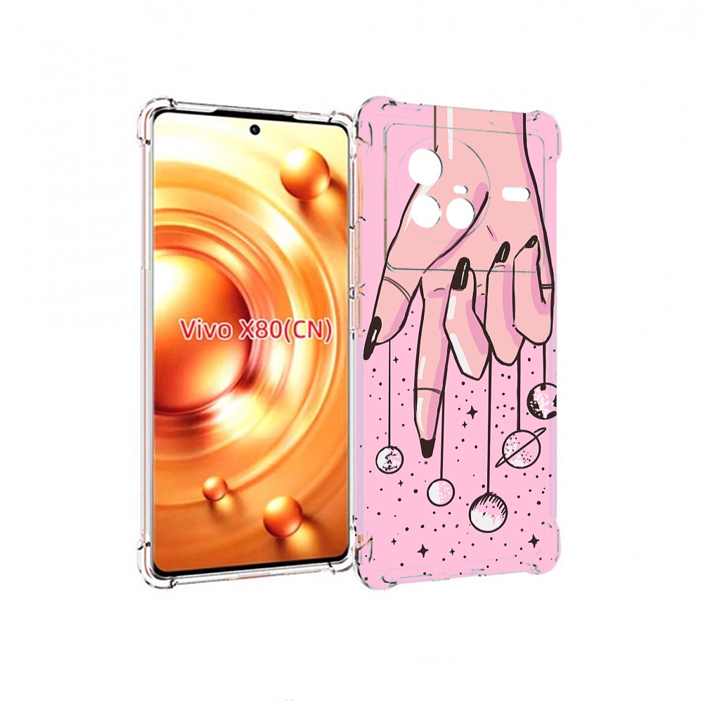 

Чехол Mypads Планеты-На-Пальцах Для Vivo X80, Прозрачный, Tocco