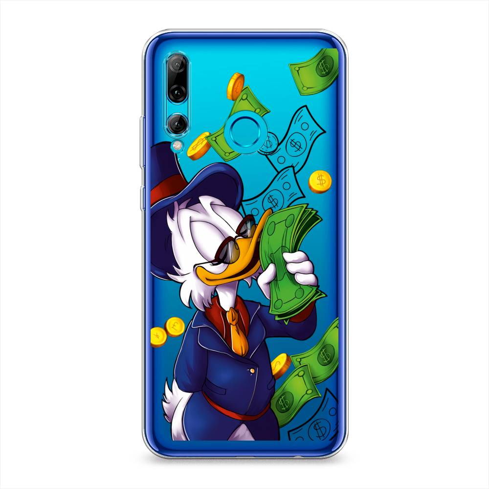 

Чехол на Honor 10i "Scrooge McDuck with Money", Синий;зеленый;белый, 69250-6