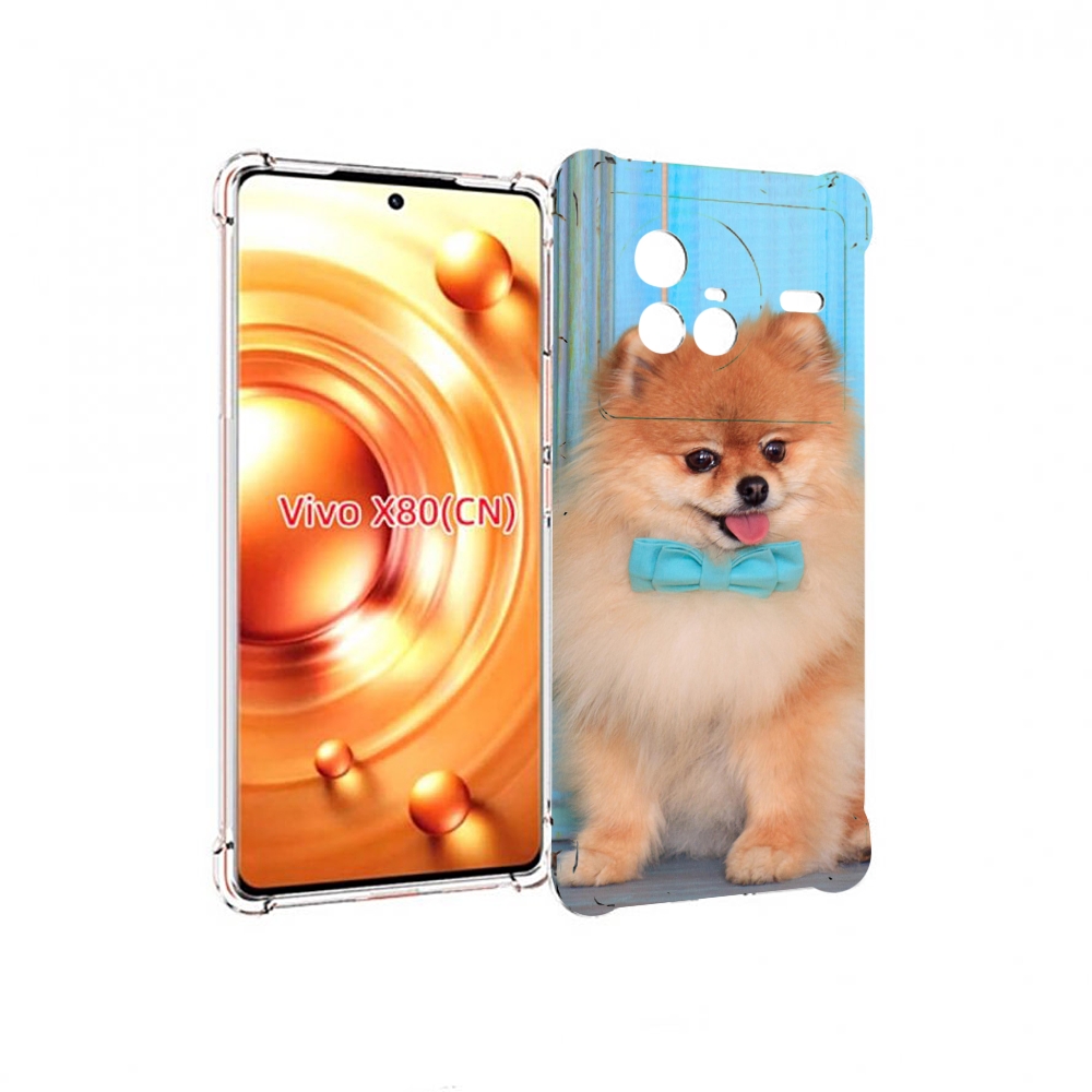 

Чехол Mypads Померанскии Шпиц Для Vivo X80, Прозрачный, Tocco