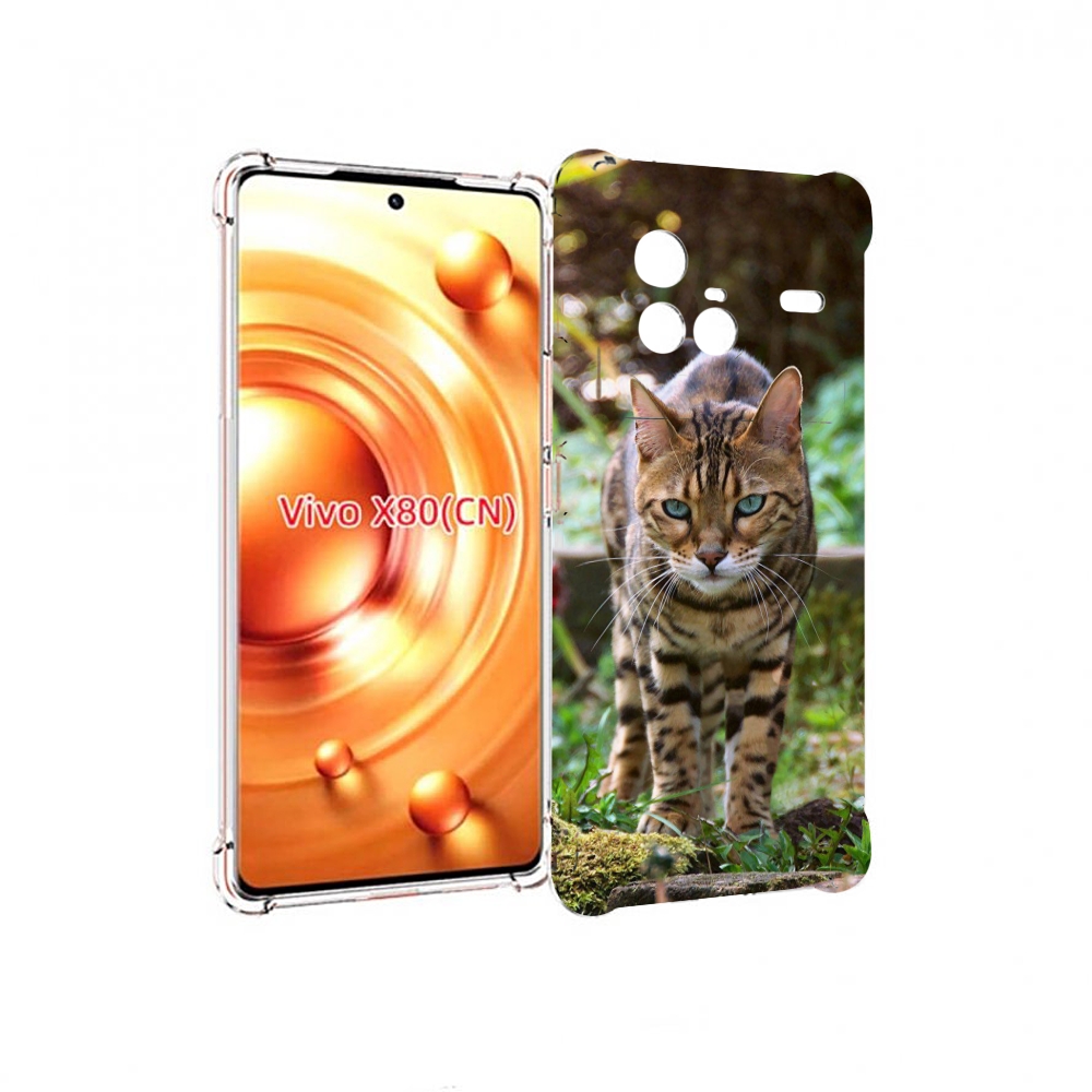 Чехол Mypads Порода Кошка Бенгальская Для Vivo X80
