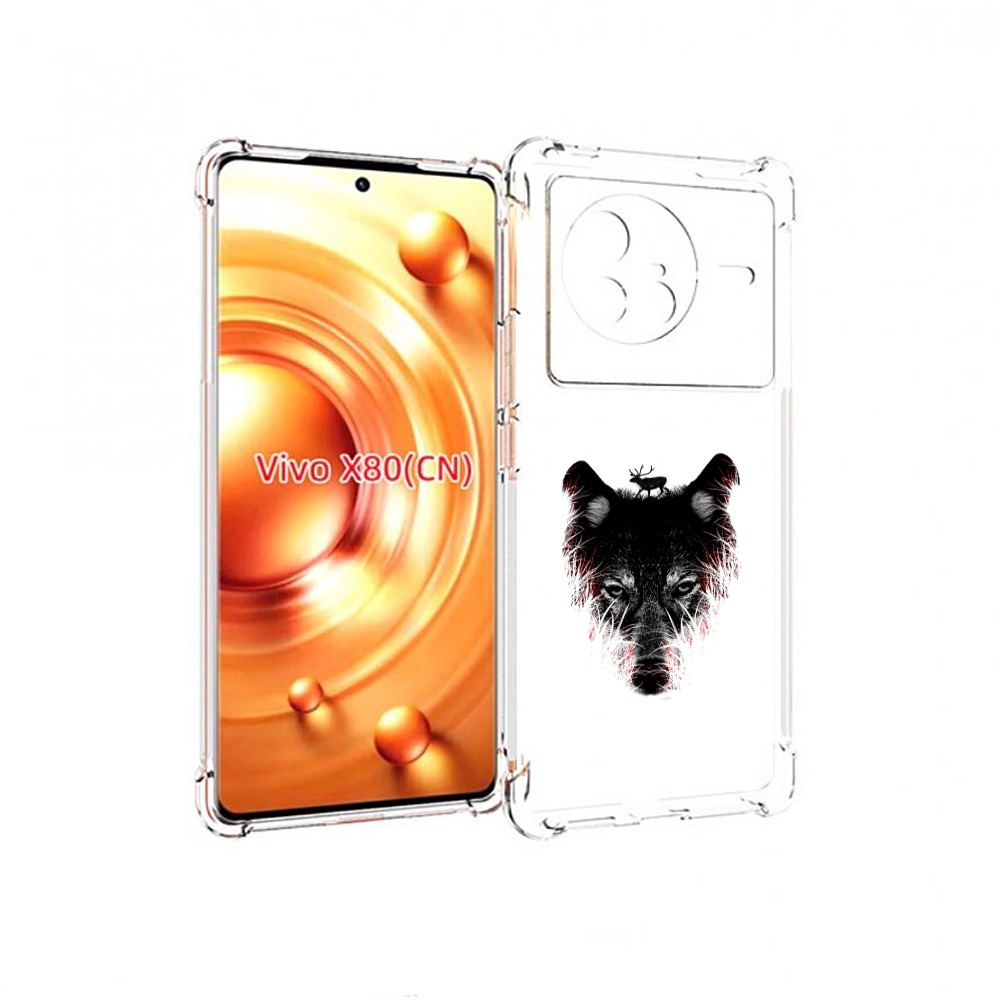 

Чехол Mypads Волк В Траве Для Vivo X80, Прозрачный, Tocco