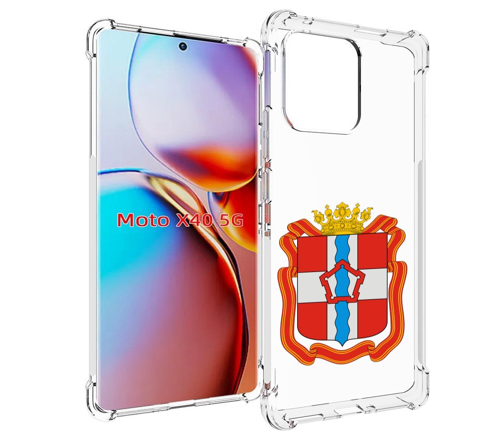

Чехол MyPads герб-омскои-области для Motorola Moto X40, Прозрачный, Tocco