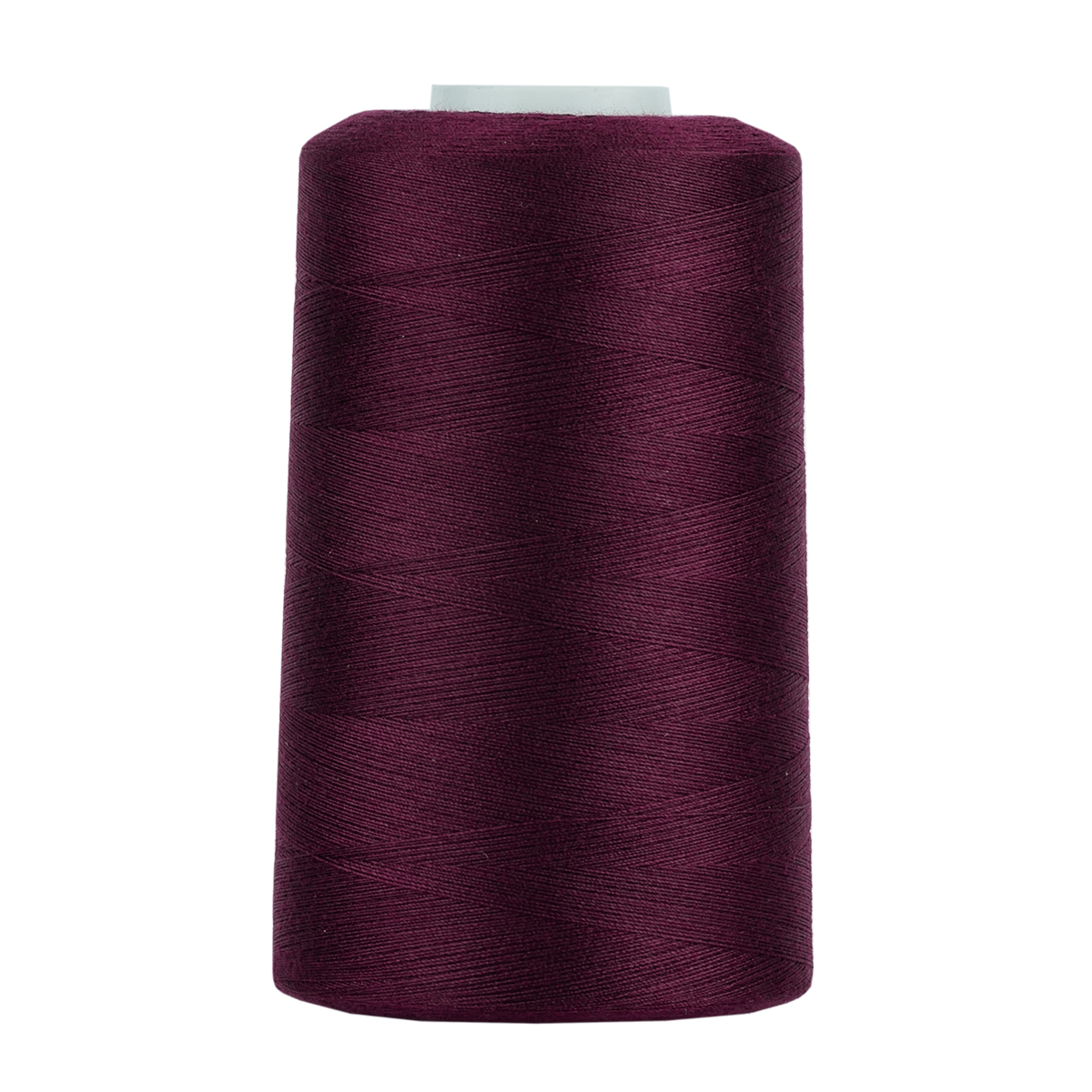 Нитки швейные 50/2 полиэстер 5000 ярд цв.186 бордовый MAX