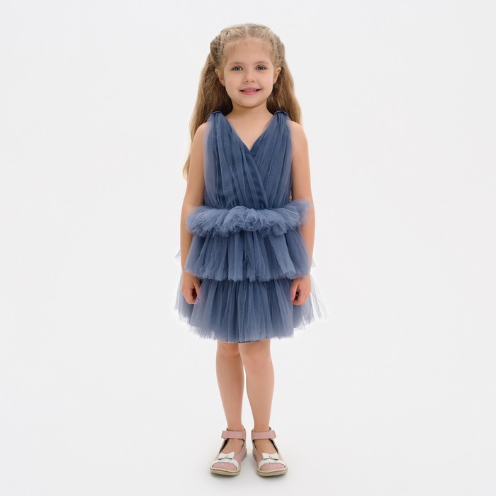 Платье детское KAFTAN П00000560, синий, 110