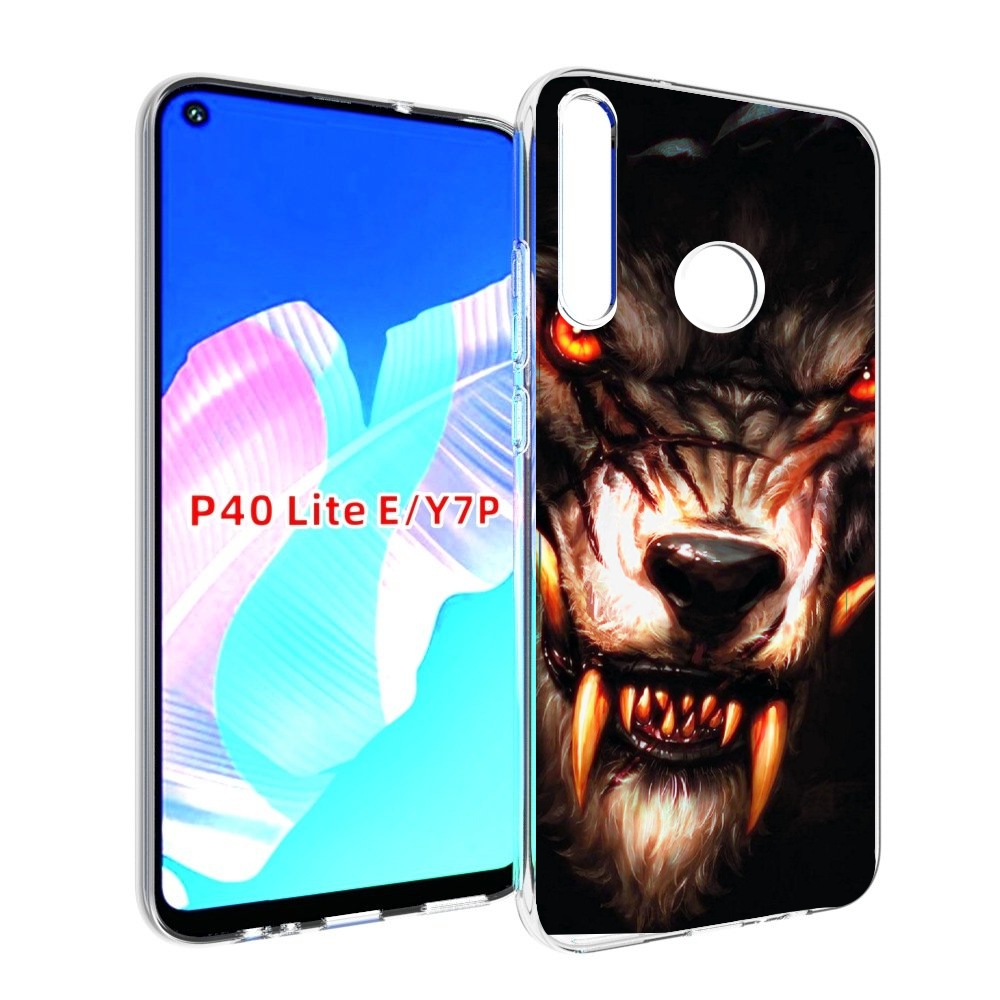 

Чехол бампер MyPads злой голодный волк мужской для Huawei P40 Li, Прозрачный, Tocco