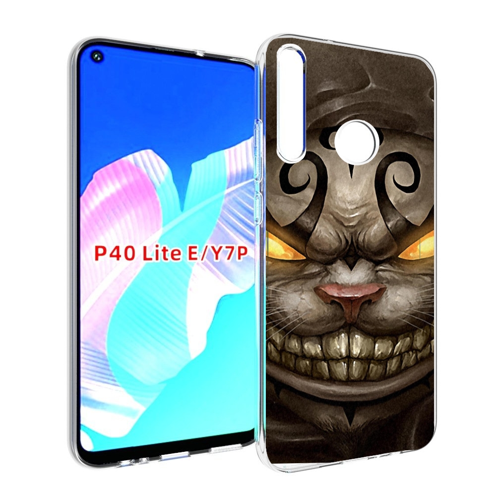 

Чехол бампер MyPads злой котик с желтыми глазами для Huawei P40, Прозрачный, Tocco