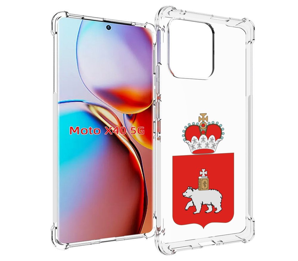 

Чехол MyPads герб-пермскии-краи для Motorola Moto X40, Прозрачный, Tocco
