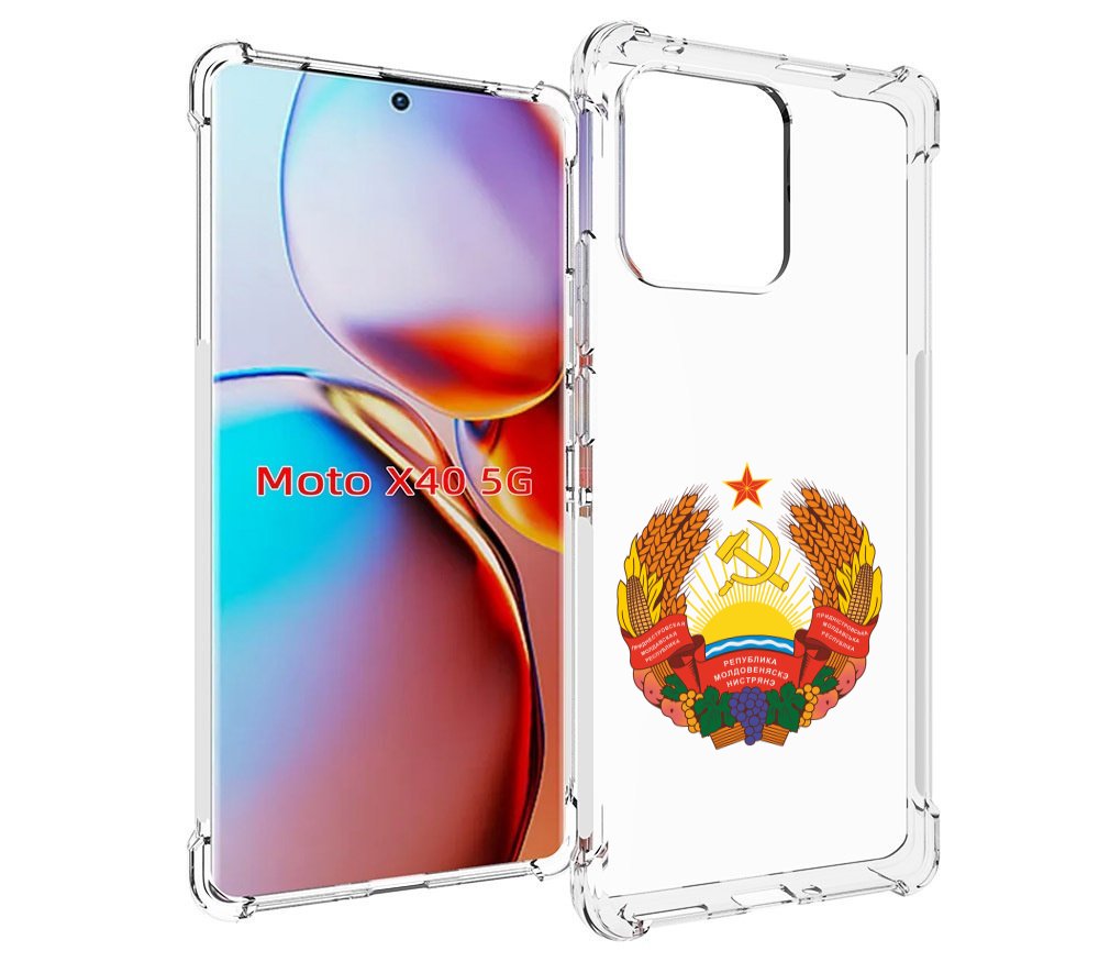 

Чехол MyPads герб-приднестровья для Motorola Moto X40, Прозрачный, Tocco