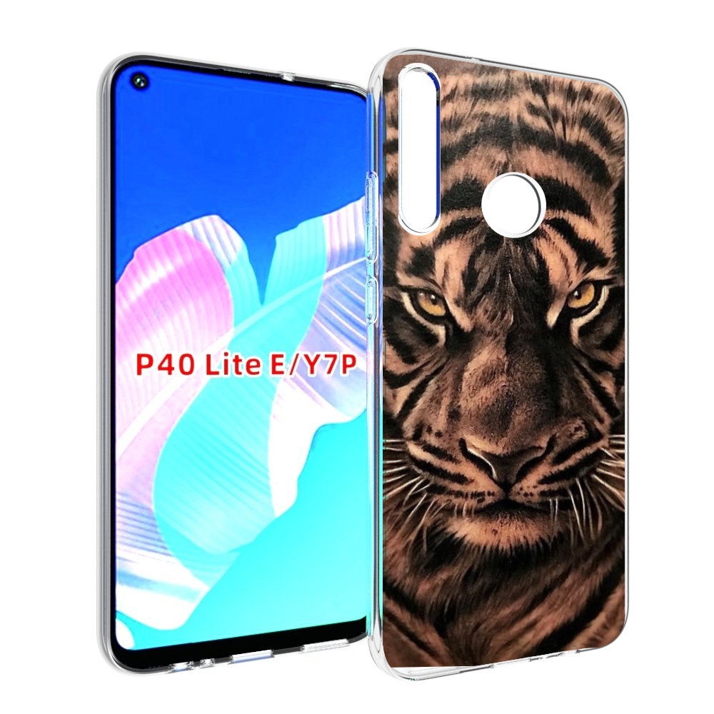 

Чехол бампер MyPads злой-большой-тигр для Huawei P40 Lite E, Прозрачный, Tocco