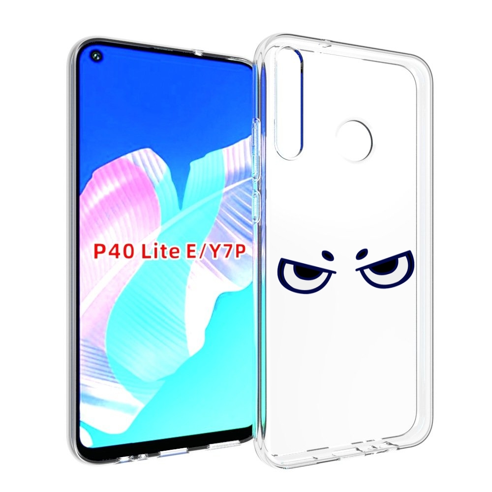 

Чехол бампер MyPads злые-глазки для Huawei P40 Lite E, Прозрачный, Tocco