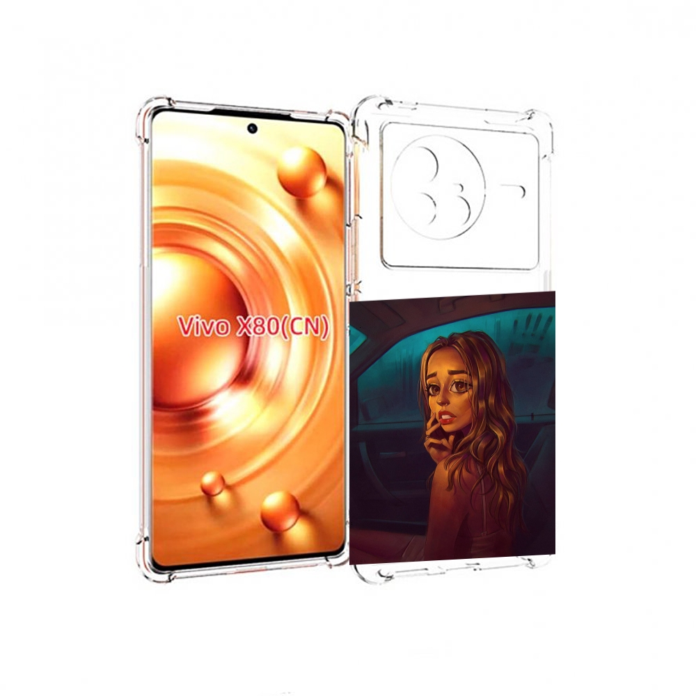 

Чехол Mypads Пуп-Невесты Женский Для Vivo X80, Прозрачный, Tocco
