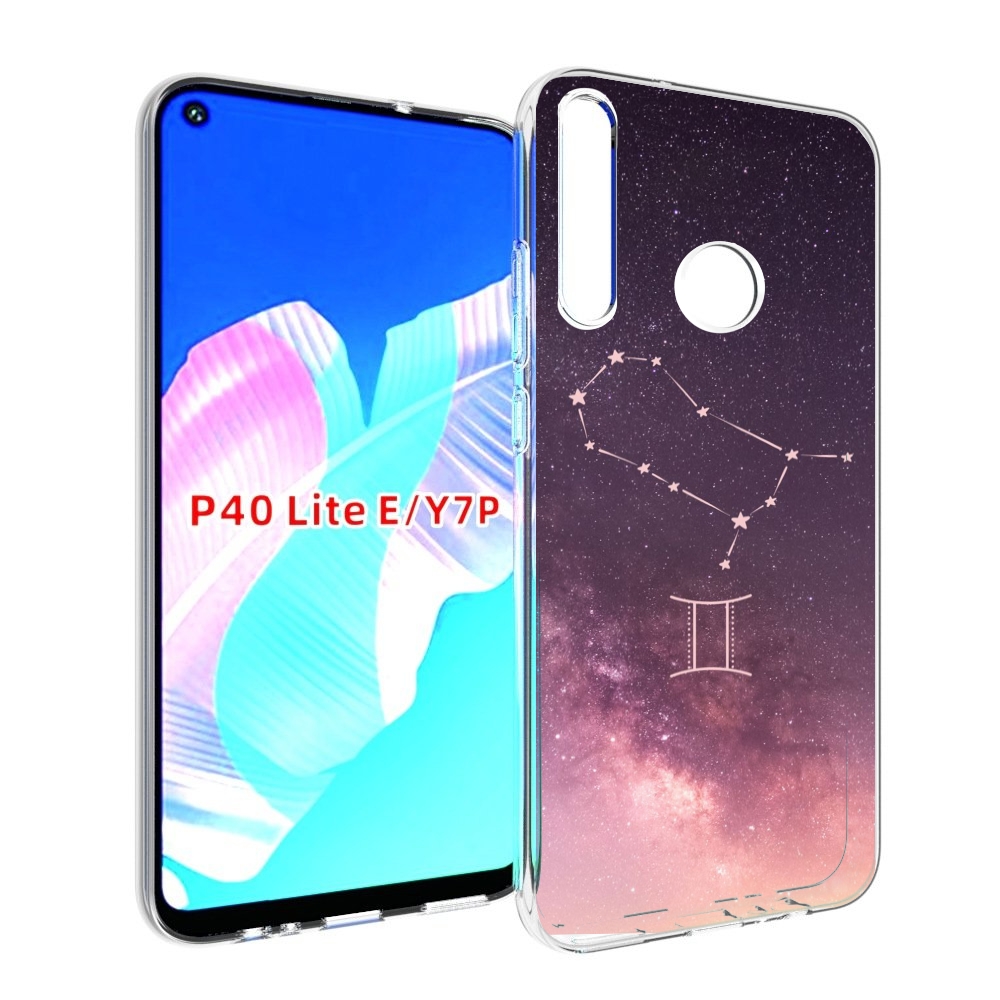 

Чехол бампер MyPads знак зодиака близнецы 5 для Huawei P40 Lite, Прозрачный, Tocco