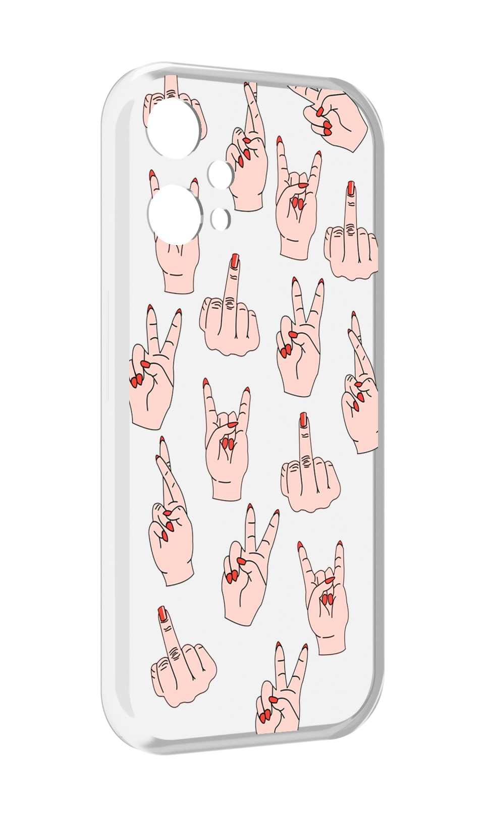 

Чехол MyPads разные-ручки для OnePlus Nord CE 2 Lite 5G, Прозрачный, Tocco