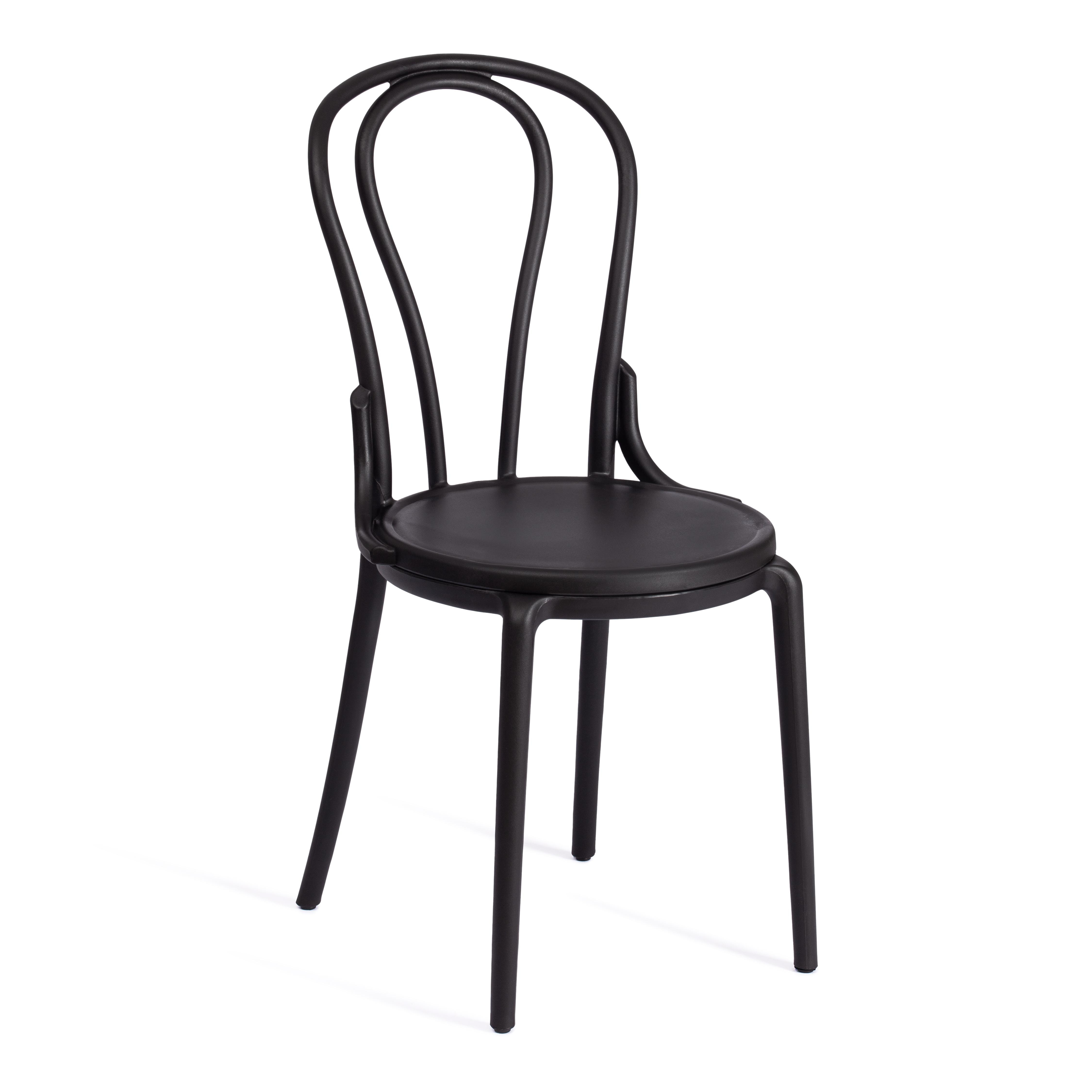 

Стул для кухни 4 шт пластиковый со спинкой садовый на балкон Tetchair THONET, THONET