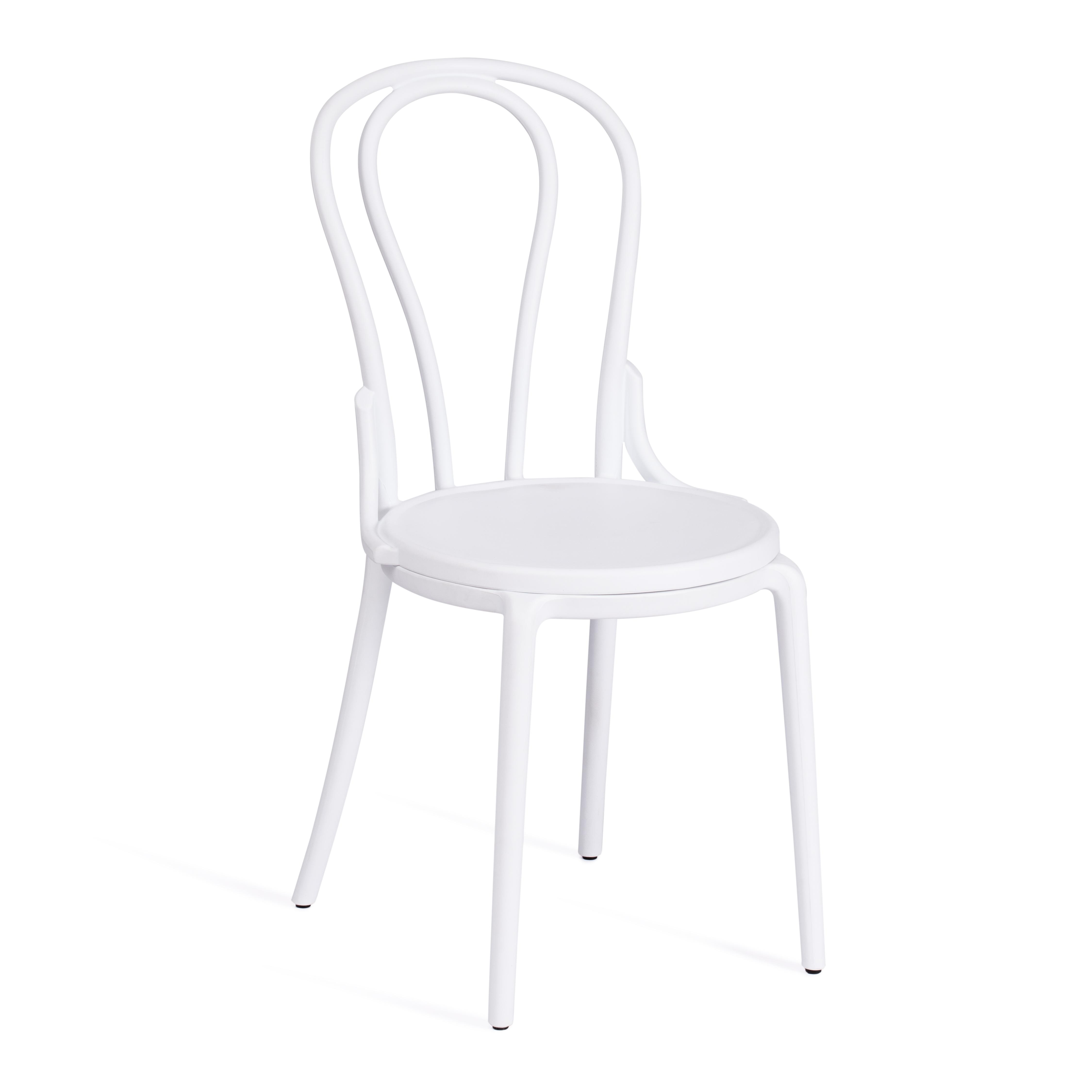 фото Стул thonet (mod. pl62) пластик, 42 x 52 x 89 см, white (белый) 01 (комплект из 4 шт.) tetchair