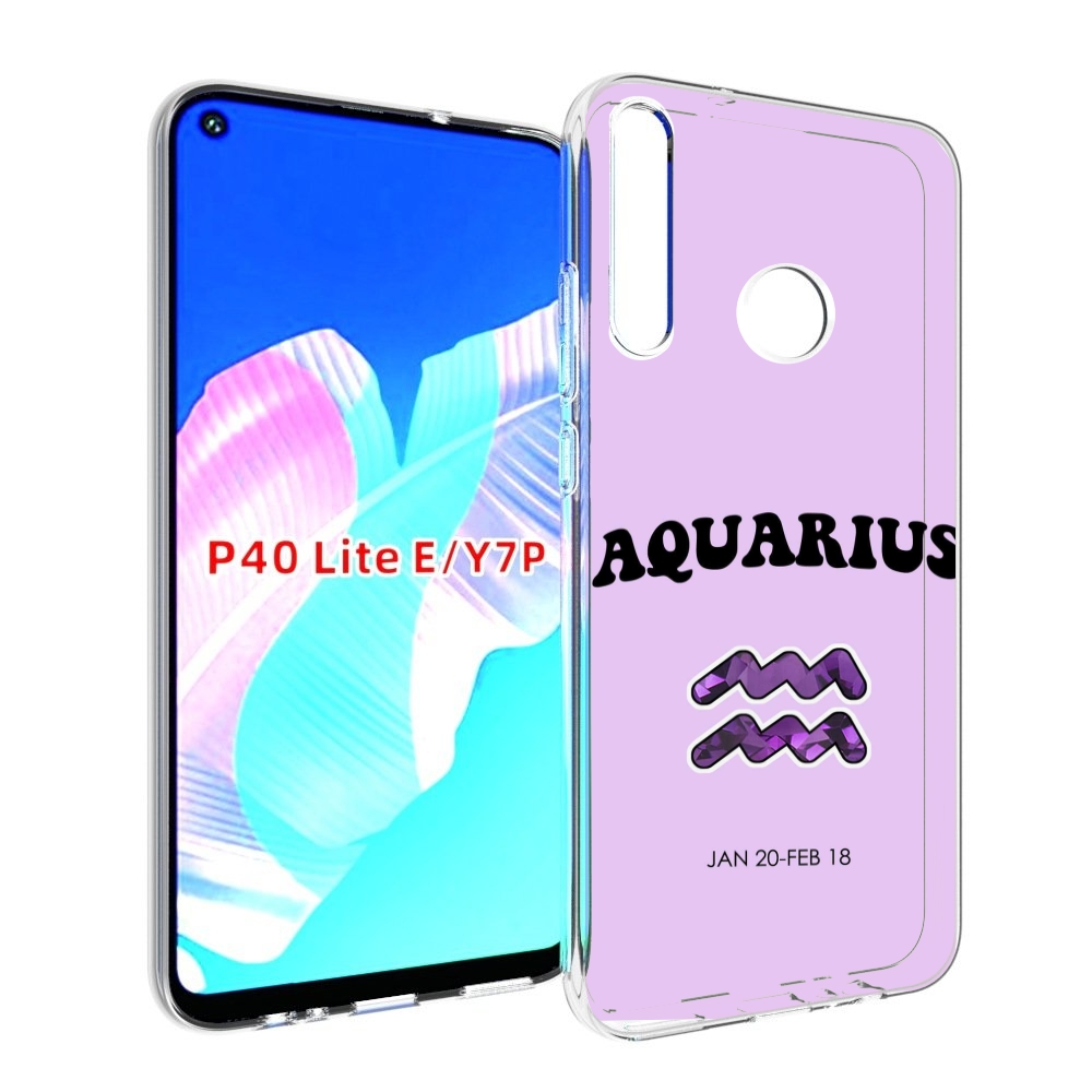 

Чехол бампер MyPads знак зодиака водолеи 4 для Huawei P40 Lite, Прозрачный, Tocco