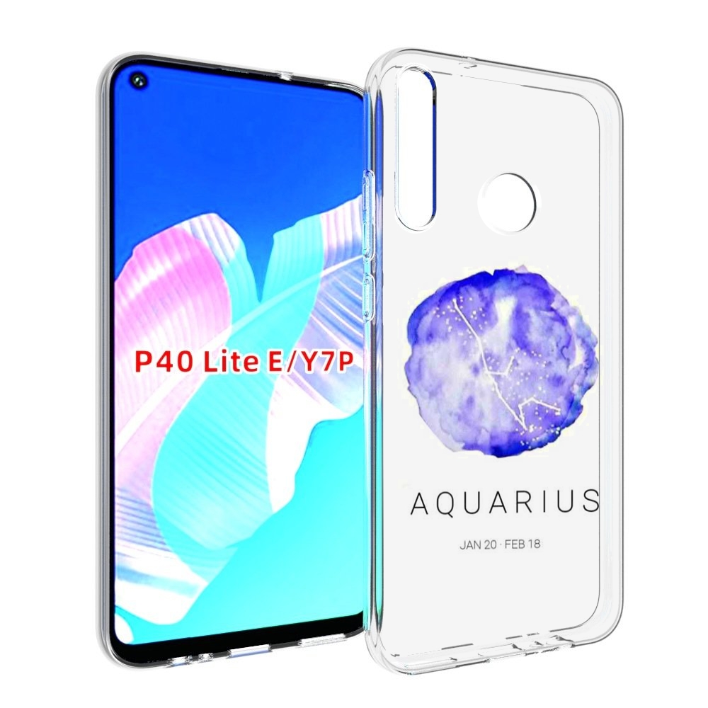 

Чехол бампер MyPads знак зодиака водолеи 5 для Huawei P40 Lite, Прозрачный, Tocco