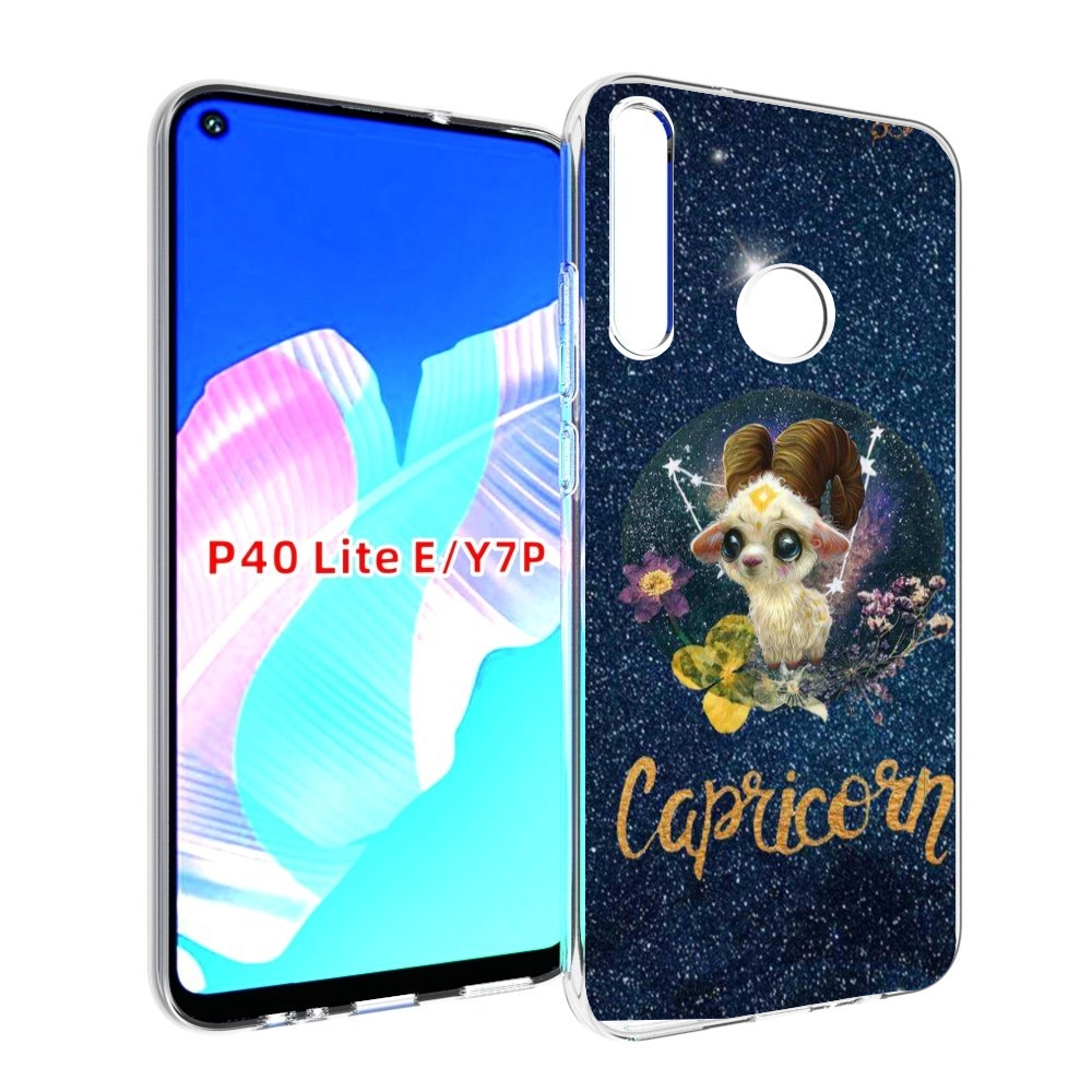 

Чехол бампер MyPads знак зодиака козерог 3 для Huawei P40 Lite E, Прозрачный, Tocco