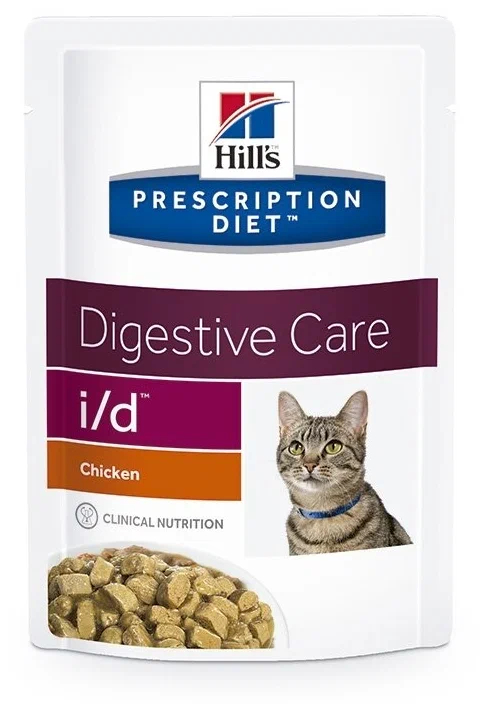 

Влажный корм для кошек Hill's Prescription Diet, с курицей, 85г, Prescription Diet Digestive Care