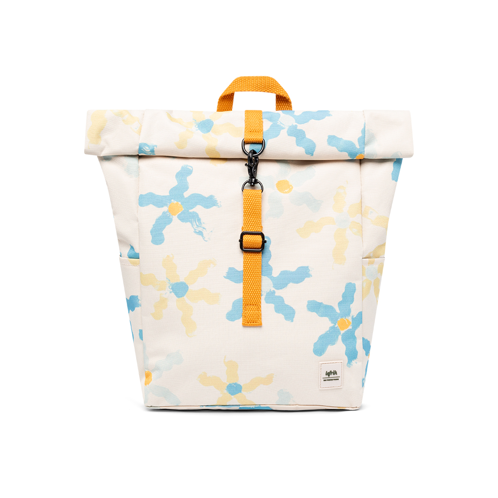 

Рюкзак унисекс Lefrik Roll Mini printeddaisy, 35х23х12 см, Бежевый, Roll Mini